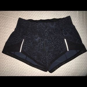 Lululemon athletic navy blue shorts